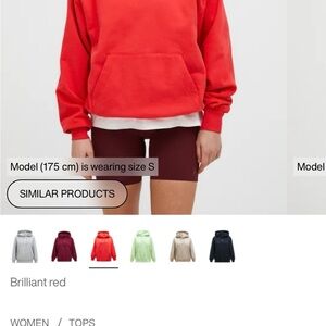 Peak Performance Brilliant Red Women's Hoodie